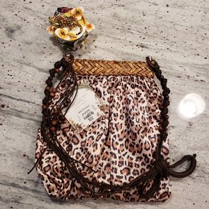 Capelli leopard cheetah bag NWT